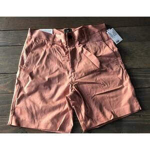 H&M men's peach/coral dress shorts standard fit size 29 NEW